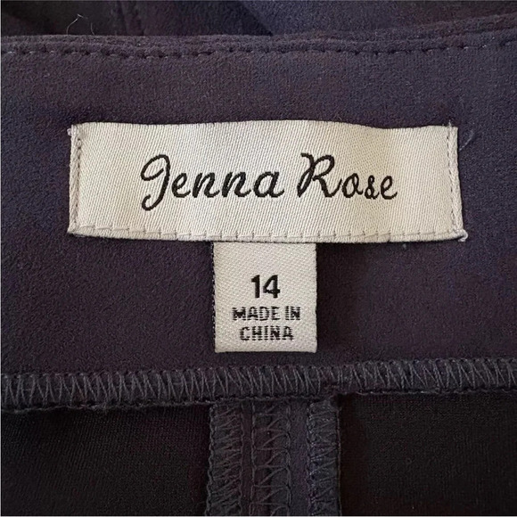 Jenna Rose Purple Faux Suede High Waisted Pull On Skirt Womens Size 14‎ (102) - Picture 4 of 6